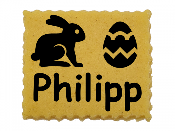 Ostern (Hase, Ei und Name) - Individualisierbar