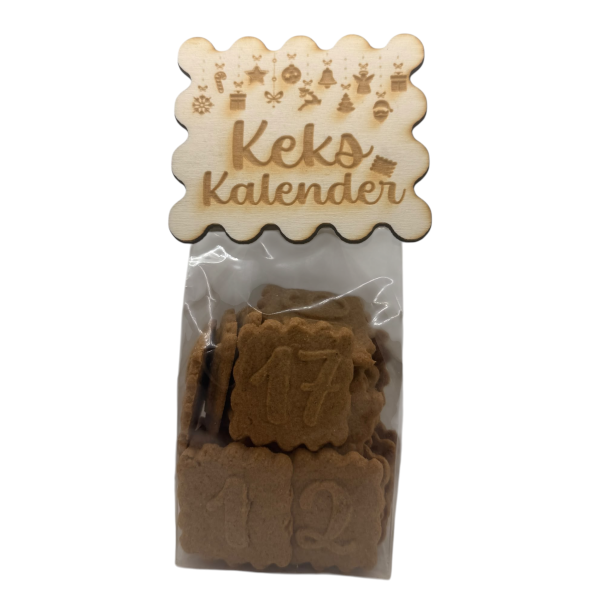 Keks-Adventskalender – 24 Zahlen-Spekulatius (limitierte Edition)